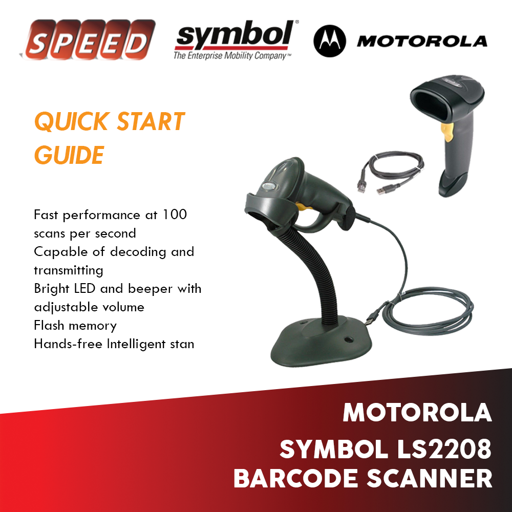 Motorola Symbol LS2208 Scanner